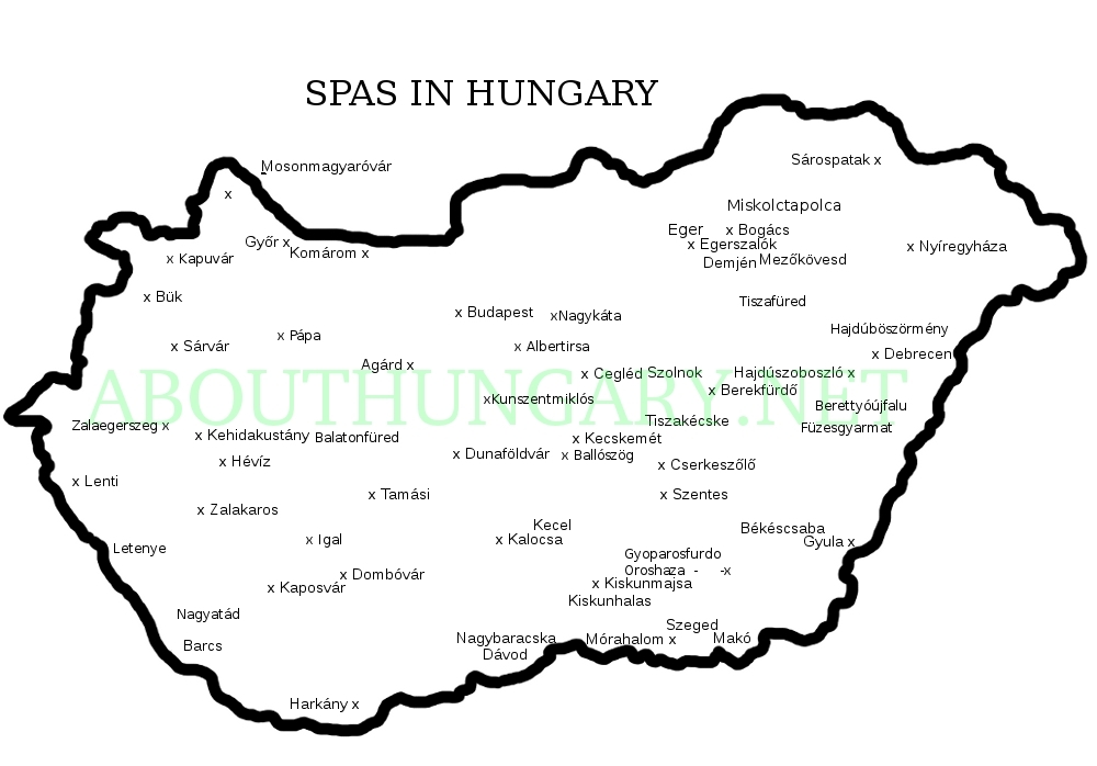 Spas in Hungary